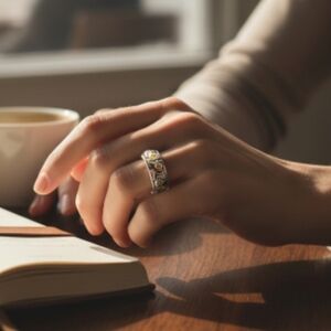 Elegant Real Silver Rings Size 5